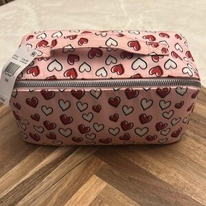 Heart Patterned Pink and Red Women's Bag